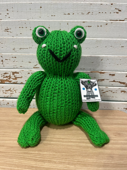 Small Knit Frog